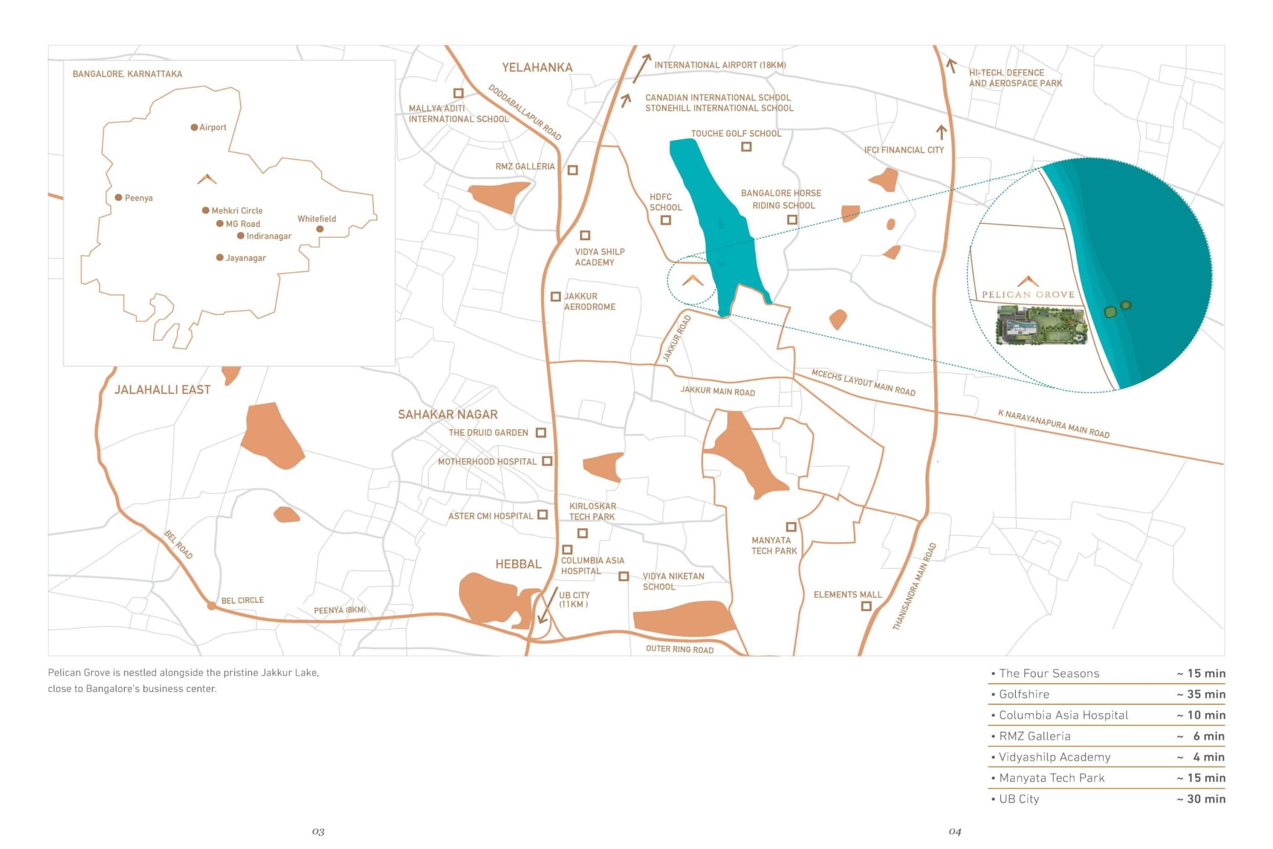 MAIA Pelican Grove Jakkur Location Map